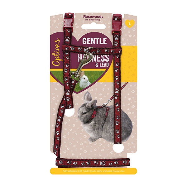 Rosewood - Rosewood Harness and Lead Pawprint (Large)