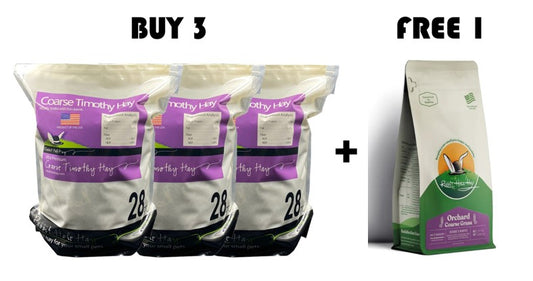 Rabbit Hole Hay - Ultra Premium Coarse/1st Cut 28oz Bundle 4