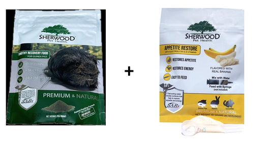 Sherwood Guinea Pig Recovery Food 200g + Sherwood Appetite Restore 60g Bundle