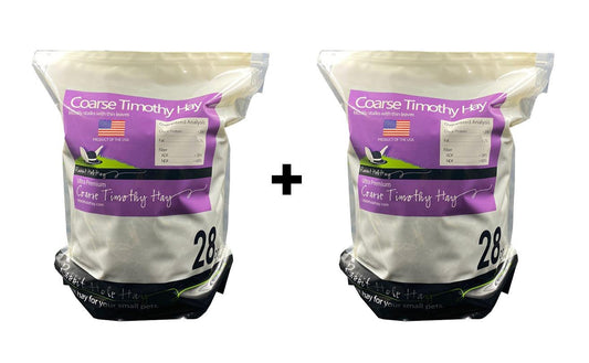 Rabbit Hole Hay - Ultra Premium Coarse/1st Cut 28oz x 2 Bundle