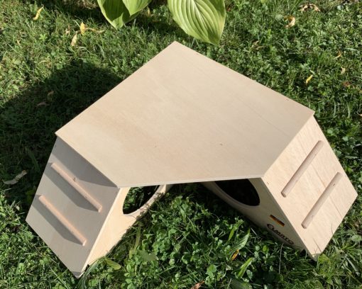 Elmato Wooden Angle Climbing Castle - 53x53x20cm