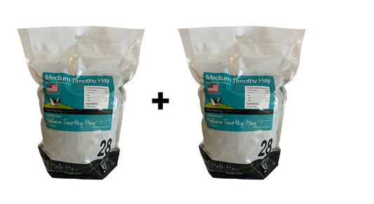 Rabbit Hole Hay - Ultra Premium Medium/2nd Cut 28oz x 2 Bundle