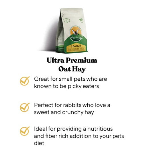 (Fun-Size) Rabbit Hole Hay - Ultra Premium Oat Hay - 4oz/114g