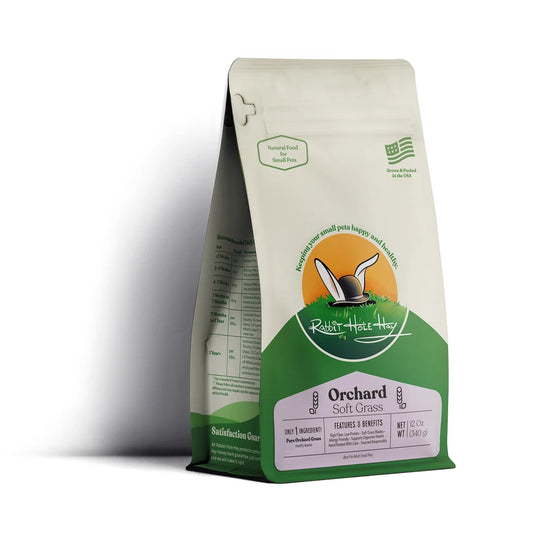 Rabbit Hole Hay - Ultra Premium Soft Orchard Grass Hay 12oz