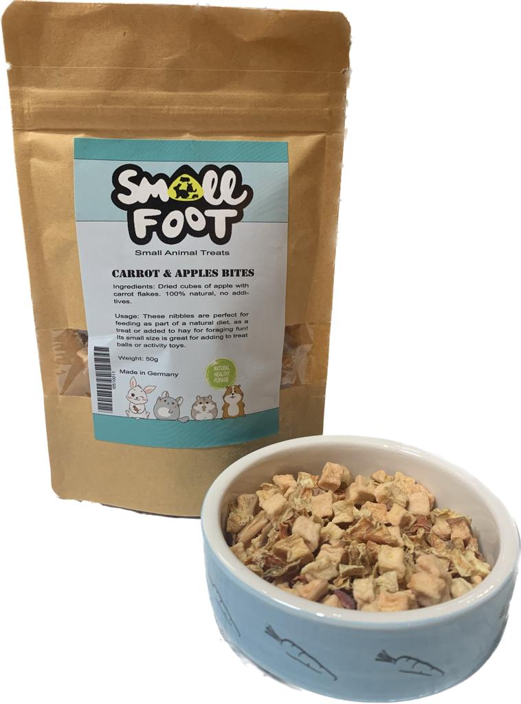 Small Foot Carrot & Apples Bites 50g