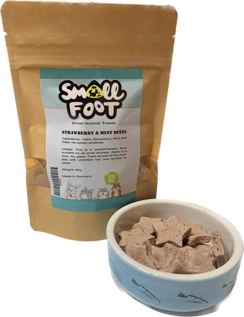 Small Foot Strawberry & Mint Bites 60g