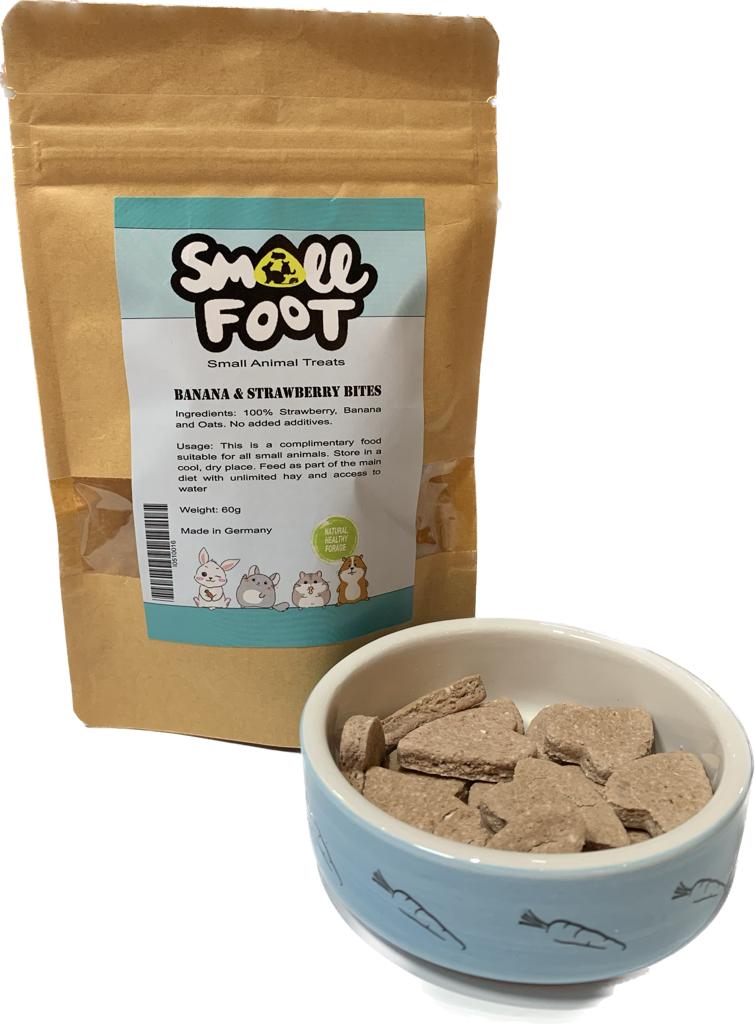 Small Foot Banana & Strawberry Bites 60g
