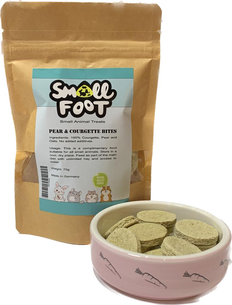 Small Foot Pear & Courgette Bites 70g