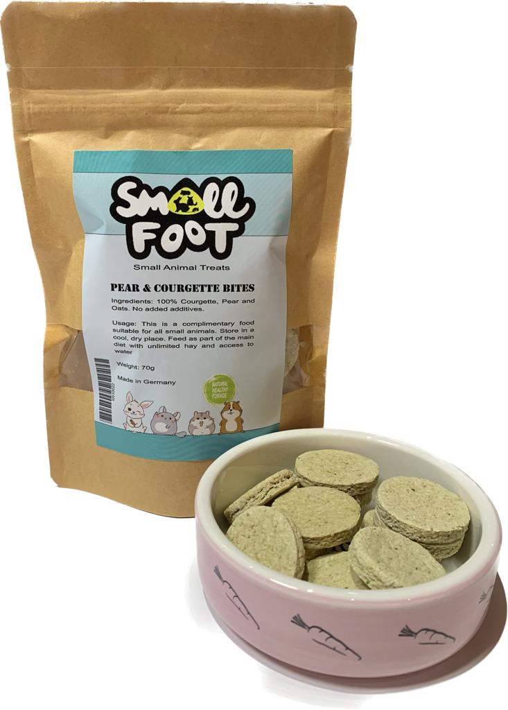 Small Foot Pear & Courgette Bites 70g