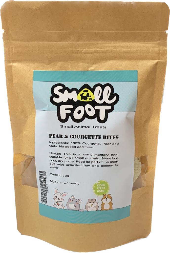 Small Foot Pear & Courgette Bites 70g