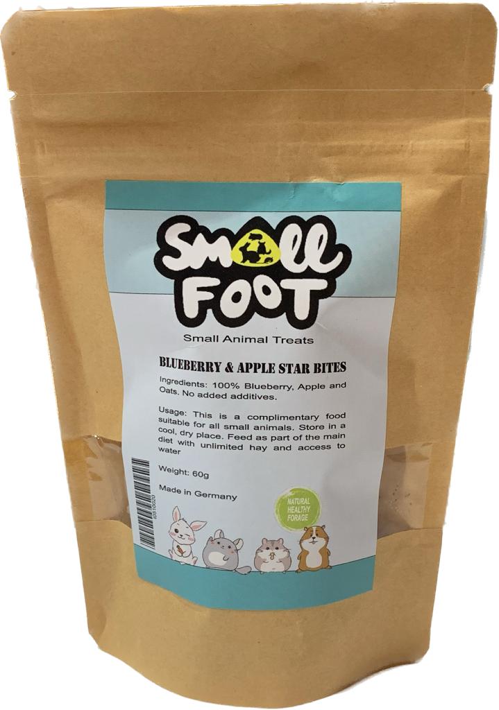 Small Foot Blueberry & Apple Star Bites 60g
