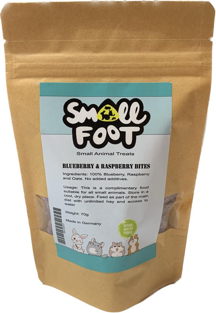 Small Foot Blueberry & Raspberry Bites 70g