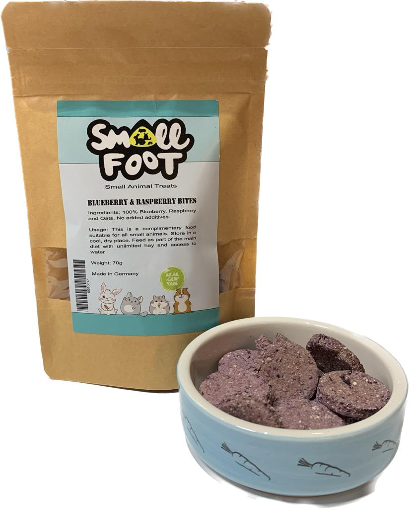 Small Foot Blueberry & Raspberry Bites 70g