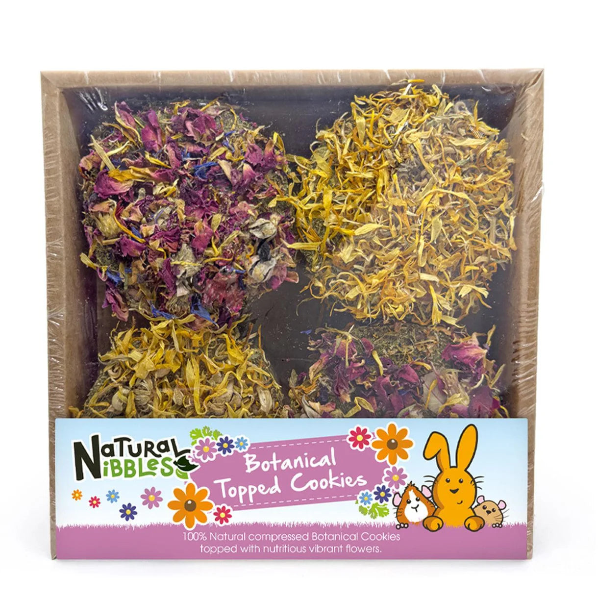 Natural Nibbles Botanical Topped Cookies 4pcs