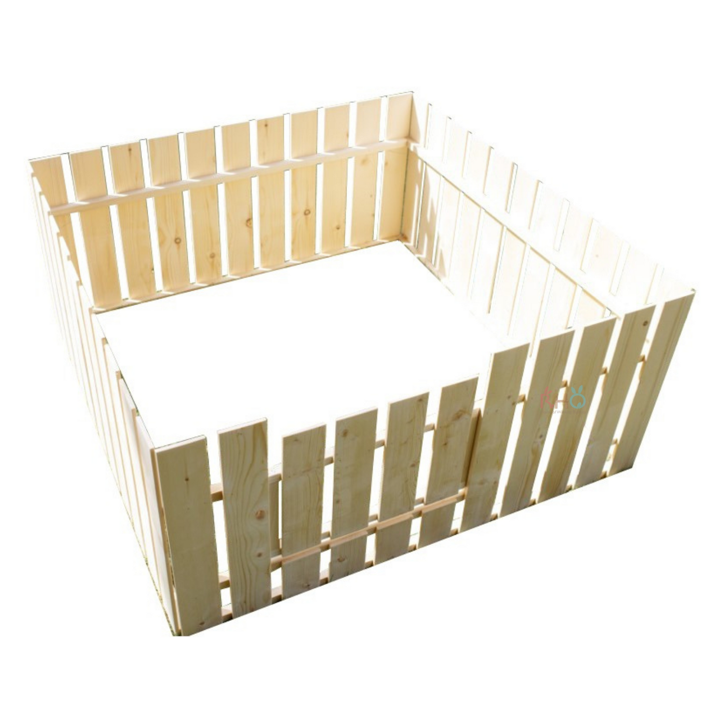 Bois Playhouse Short Playpen (Detachable - 1m x 1m x 0.55m)