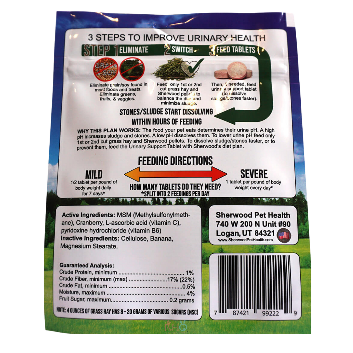 Sherwood Pet Health Urinary Support 100 Tablets