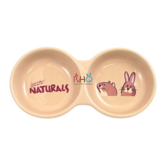 Rosewood - Twin NATURALS Stoneware Bowl