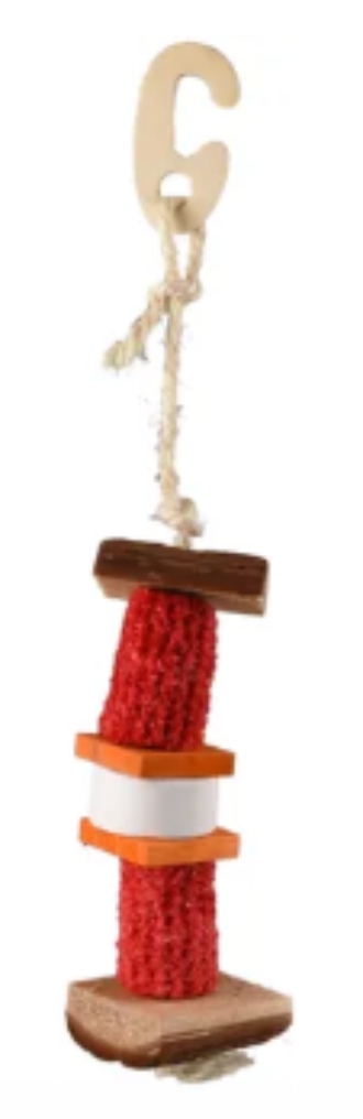 Flamingo Toy Mico with rope Mix