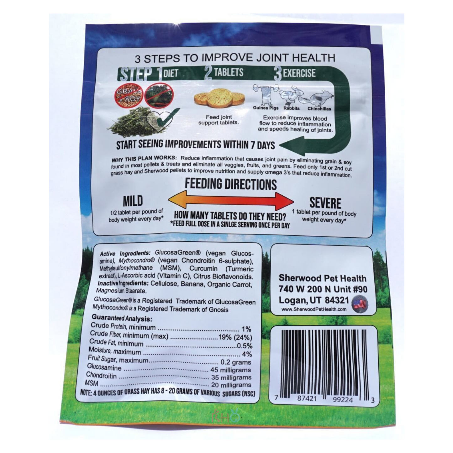 Sherwood Pet Health Joint Support 100 Tablets
