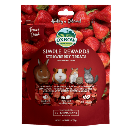 Oxbow Simple Rewards Strawberry Treats 15g
