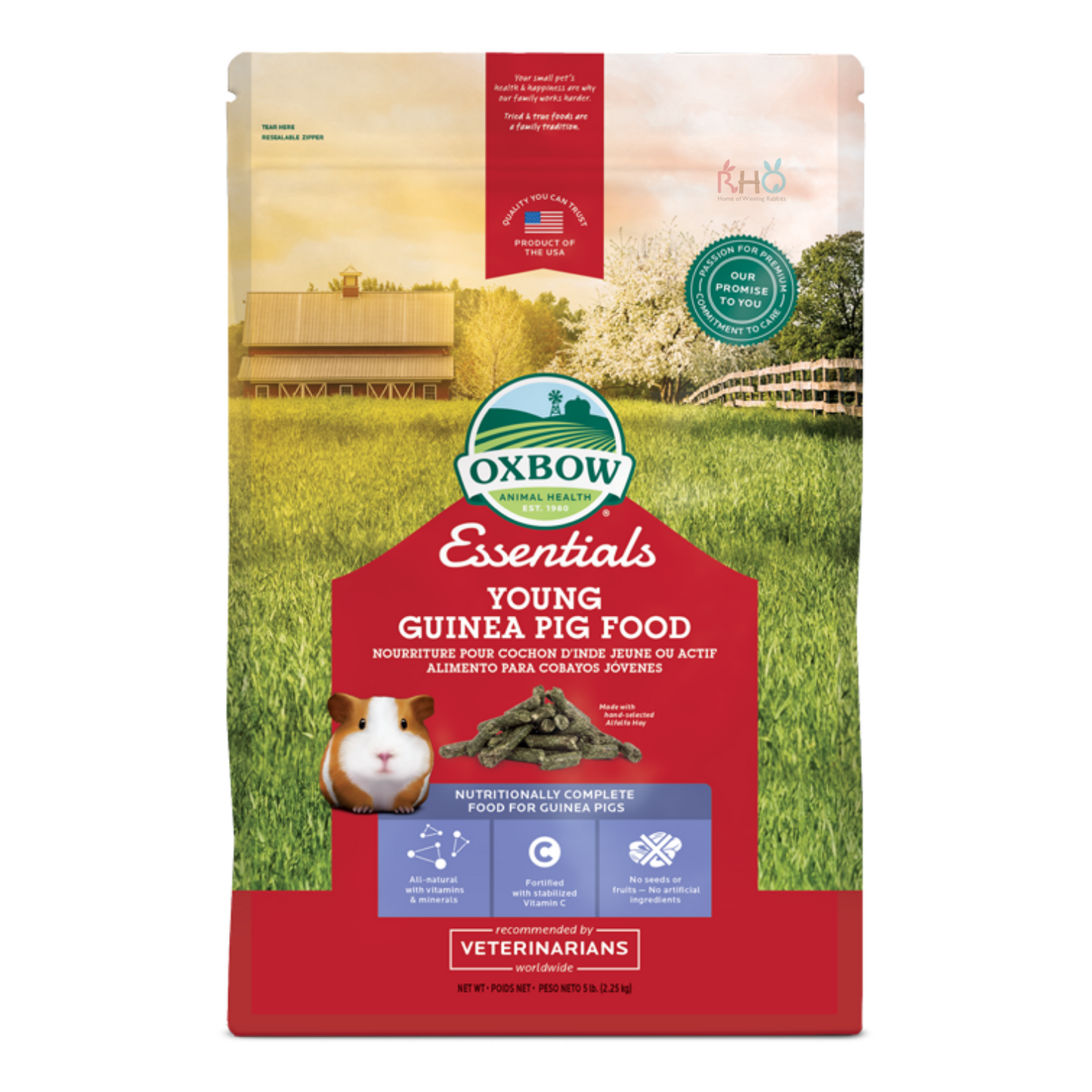 Oxbow Essentials - Young Guinea Pig Food (5 lbs)