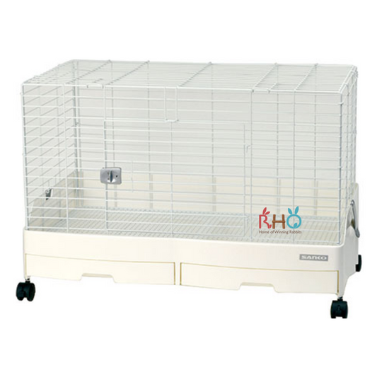 Wild Sanko Easy Home Large Rabbit Cage (White)