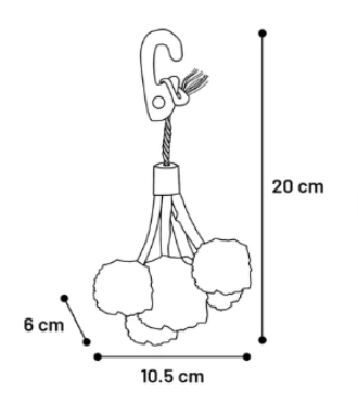 Flamingo Toy Crups Pompom Mix