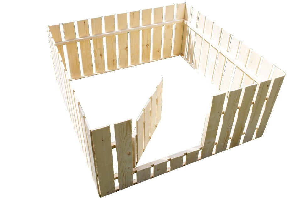 Bois Playhouse Tall Playpen (Detachable - 1m x 1m x 90cm)