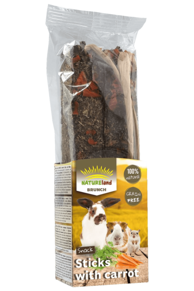 Natureland Brunch - Sticks with Carrot 2pcs