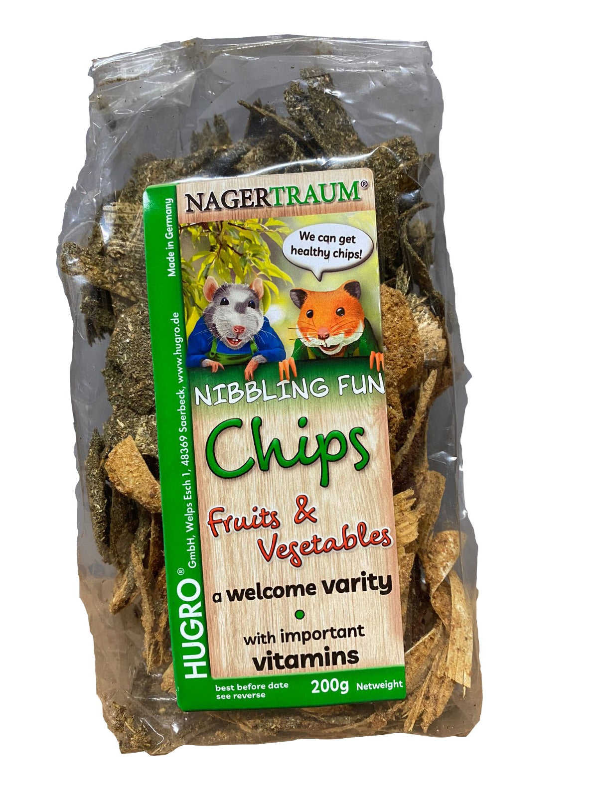 Clearance : Hugro Fruits & Vegetables Chips 200g (Exp : Dec 2026)