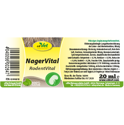 Cdvet - RodentVital 50ml
