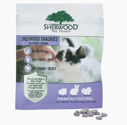 Sherwood Snackies – Blueberry Banana 60g (About 200 treats)