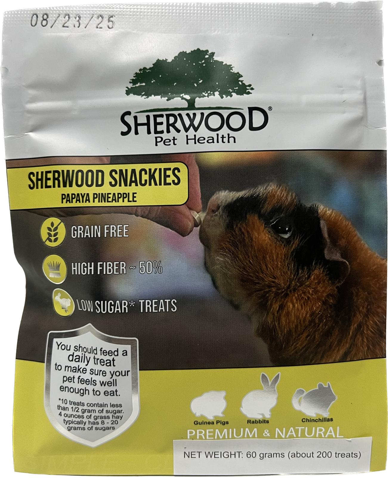 Sherwood Snackies – Papaya Pineapple 60g (About 200 treats) – Rabbit ...