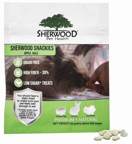 Sherwood Snackies – Apple Kale 60g (About 200 treats)
