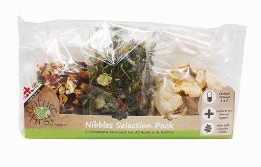 Clearance : Happypet Nature First Nibbles Selection Pack- 100g (Exp Sept 2024)