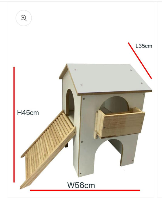 Bois Playhouse Two Storey Roof Decker House