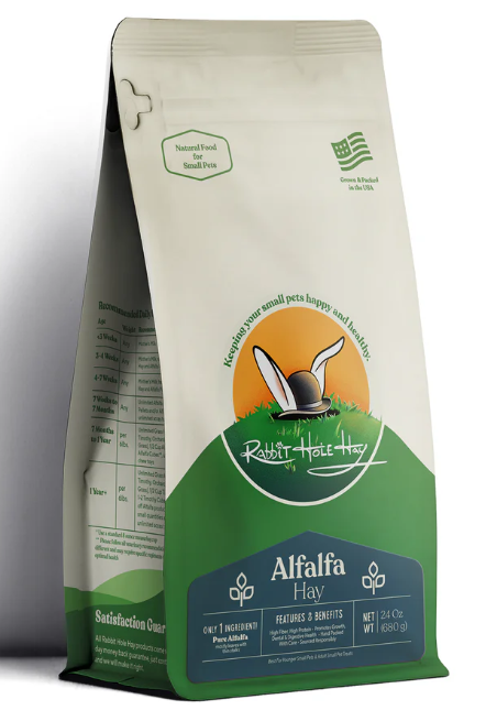 Rabbit Hole Hay - Ultra Premium Alfafa Hay 24oz