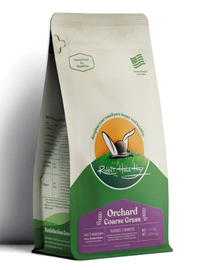 Rabbit Hole Hay - Ultra Premium Coarse Orchard Grass Hay 24oz