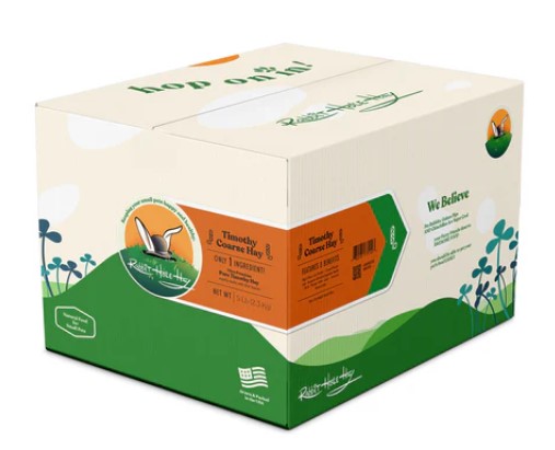 Rabbit Hole Hay - Ultra Premium Coarse/1st Cutting Timothy Hay 5lbs
