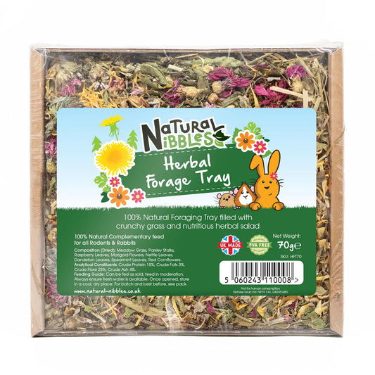 Natural Nibbles Herbal Forage Tray 80g
