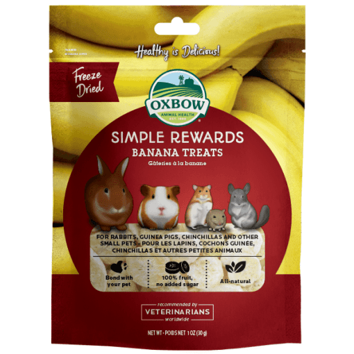Oxbow Simple Rewards BananaTreats 30g