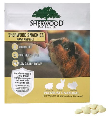 Sherwood Snackies – Papaya Pineapple 60g (About 200 treats)