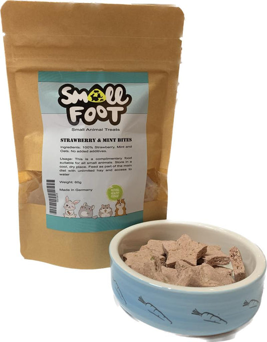 Small Foot Strawberry & Mint Bites 60g