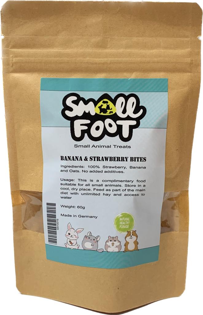 Small Foot Banana & Strawberry Bites 60g