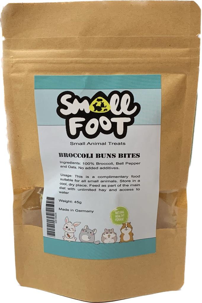 Small Foot Broccoli Buns Bites 45g