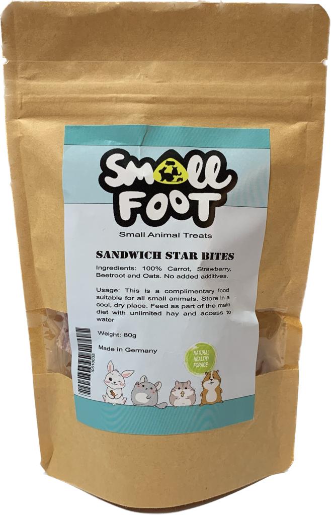 Small Foot Sandwich Star Bites 80g