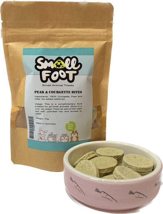 Small Foot Pear & Courgette  Bites 70g