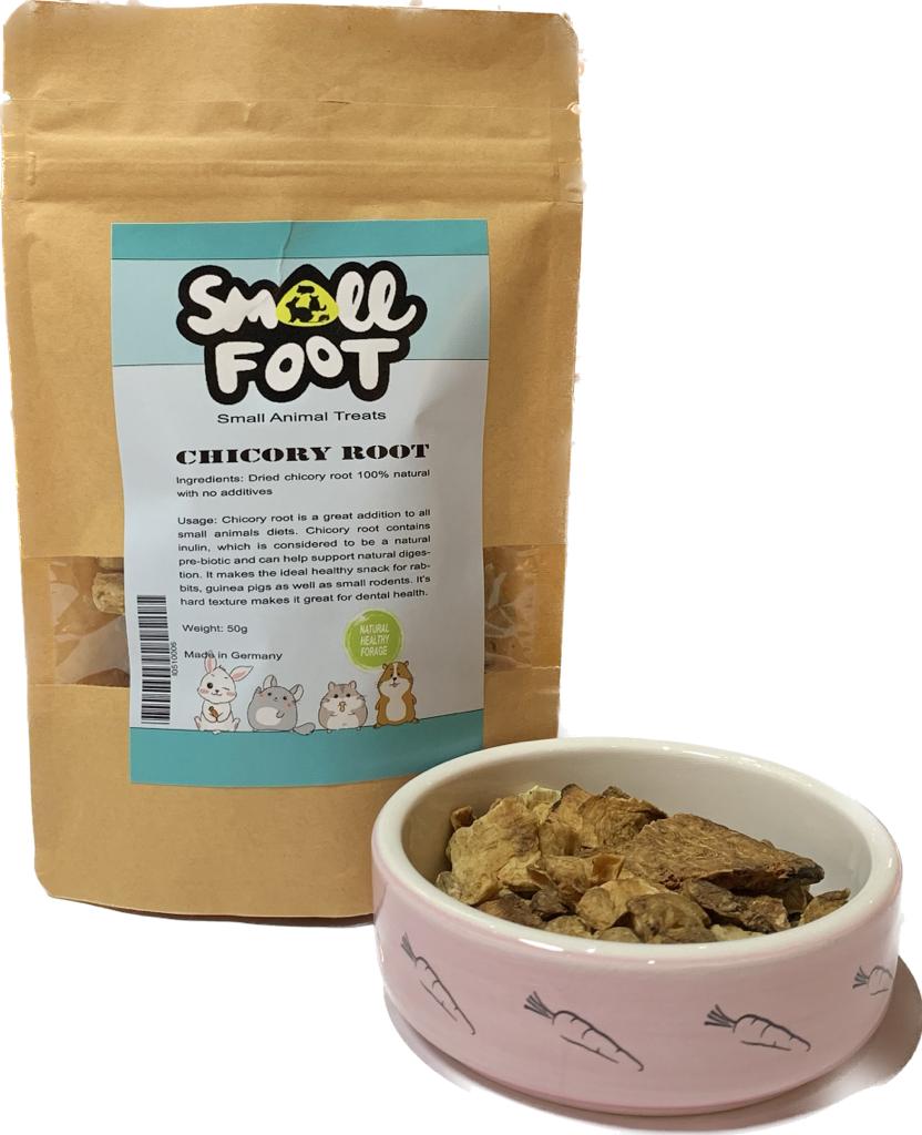 Small Foot Chicory root 50g – Rabbit Headquarters