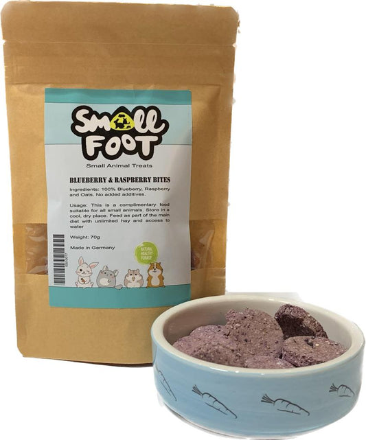 Small Foot Blueberry & Raspberry Bites 70g