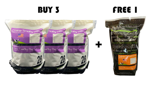 Rabbit Hole Hay - Ultra Premium Coarse/1st Cut 28oz Bundle 4